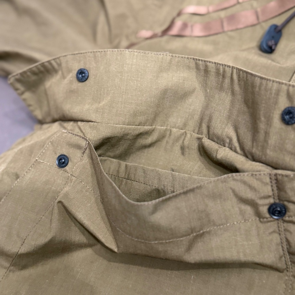 Nanga Takibi Field Anorak Parka Coyote Brown Mens Small NW2241-1D214 - Picture 11 of 13